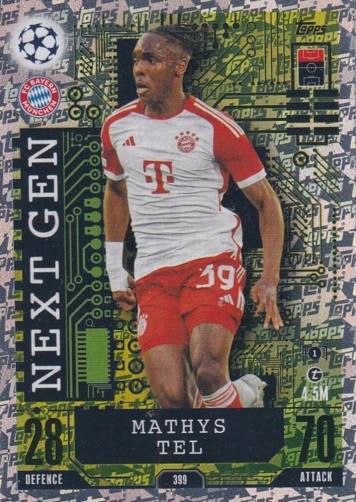 Mathys Tel 2023 Topps Match Attax UEFA Club Competitions