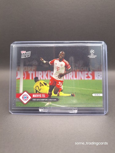 Mathys Tel 2023 Topps Now UEFA 27