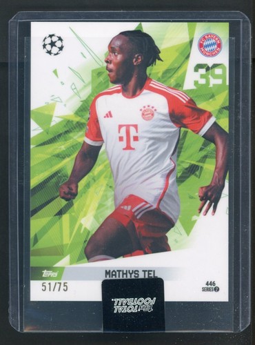 Mathys Tel 2023 Topps Total Football Green /75