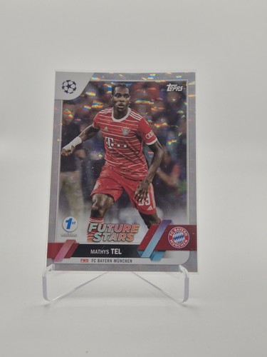 Mathys Tel 2023 Topps UEFA Club Competitions 1st Edition Icy