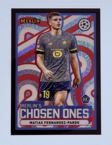Matias Fernandez-Pardo 2024 Topps Merlin Chrome Black Mojo /10