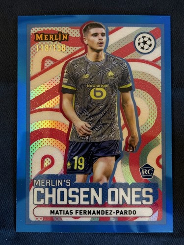 Matias Fernandez-Pardo 2024 Topps Merlin Chrome Blue /150