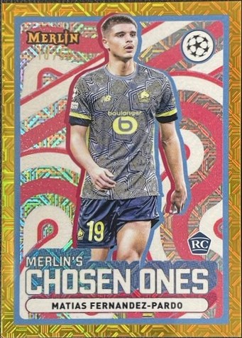Matias Fernandez-Pardo 2024 Topps Merlin Chrome Gold Speckle /50