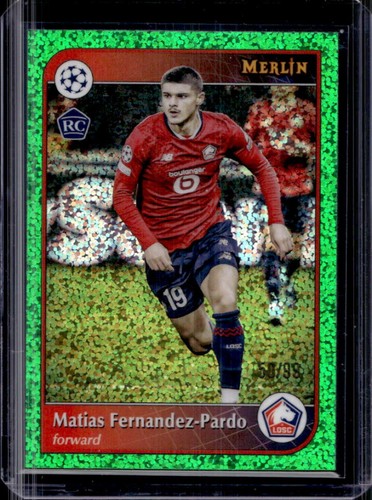 Matias Fernandez-Pardo 2024 Topps Merlin Chrome Green Refractor /99