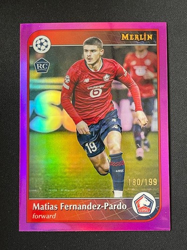 Matias Fernandez-Pardo 2024 Topps Merlin Chrome Rosa 180/199