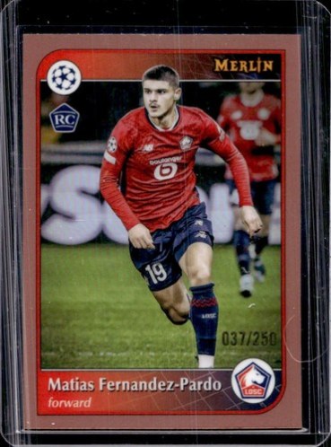 Matias Fernandez-Pardo 2024 Topps Merlin Chrome Rose Gold Refractor /250