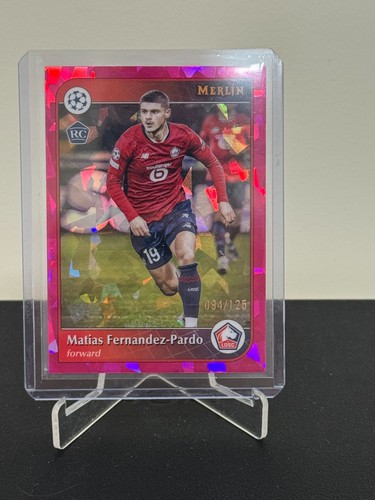 Matias Fernandez-Pardo 2024 Topps Merlin Chrome UCC Magenta Refractor /125