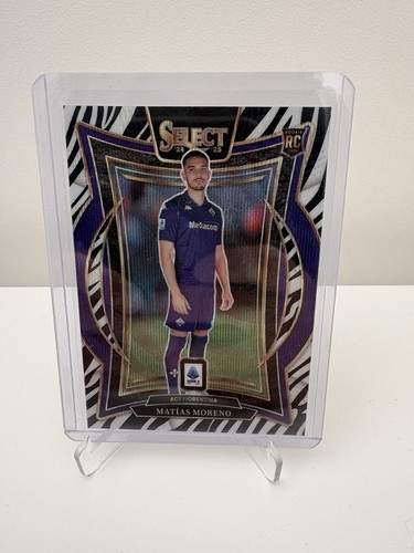 Matias Moreno 2024 Panini Select Zebra Prizm