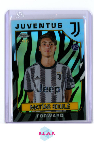 Matias Soule 2022 Topps Cromo Zebra /75