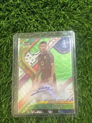 Matias Soule 2024 Topps Finest Neon Green Wave /99