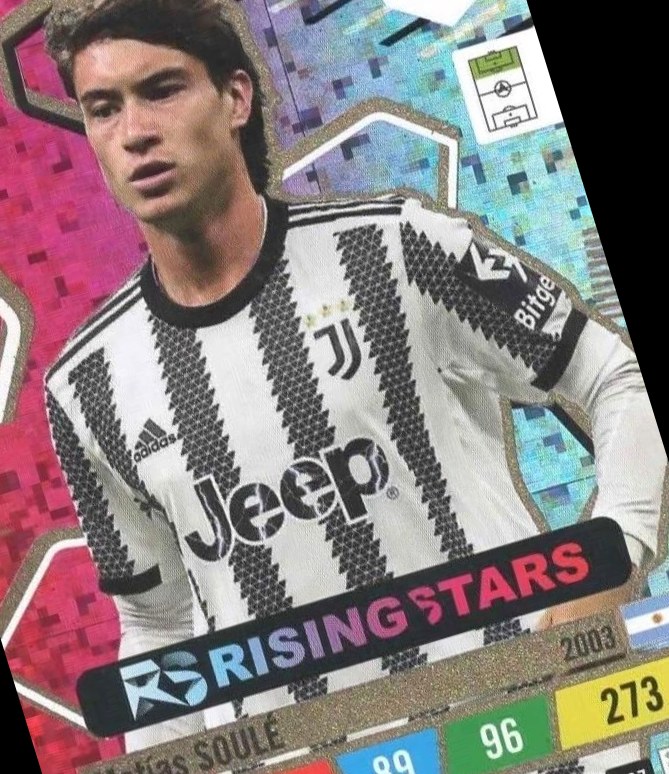 Matias Soule 2023 Panini Adrenalyn XL FIFA 365 Upgrade