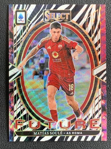 Matias Soule 2024 Panini Select Zebra Prizm #22