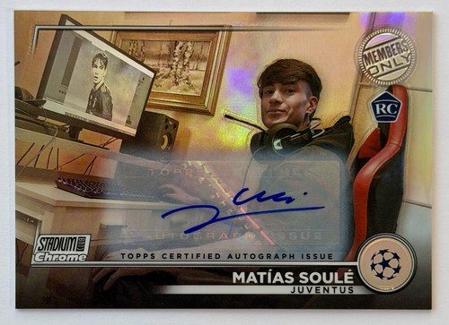 Matias Soule 2022 Topps Stadium Chrome /100