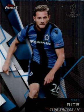 Mats Rits 2018 Topps Finest UEFA 49