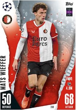 Mats Wieffer 2023 Topps Match Attax UEFA Club Competitions
