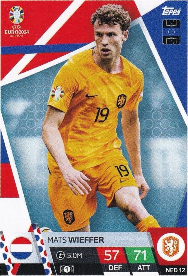 Mats Wieffer 2024 Topps Match Attax UEFA EURO
