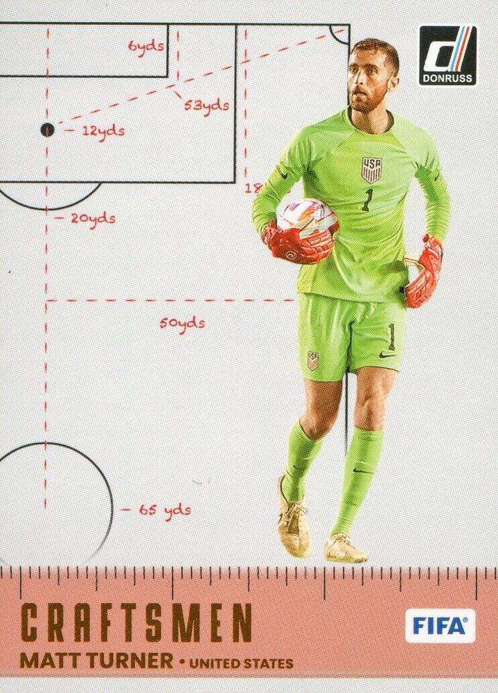 Matt Turner 2022 Panini Donruss Soccer 25