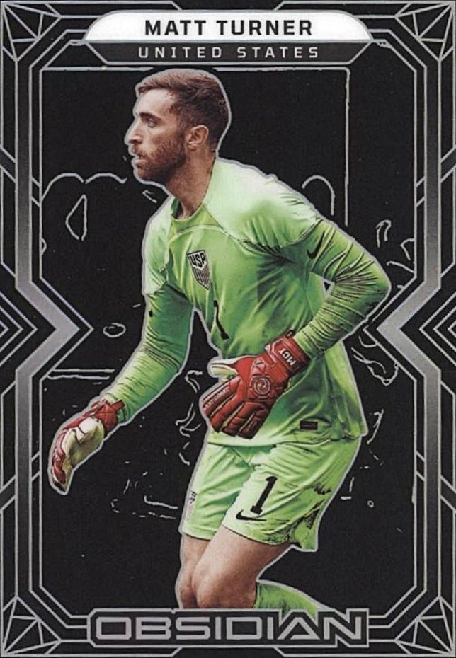 Matt Turner 2022 Panini Obsidian