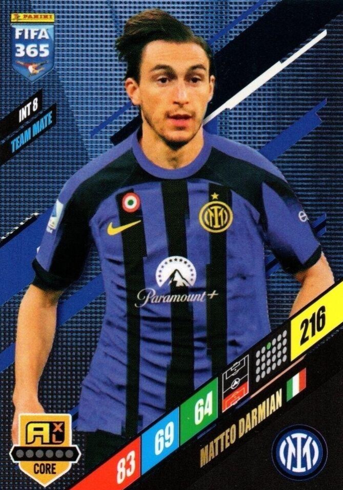 Matteo Darmian 2024 Panini Adrenalyn XL FIFA 365