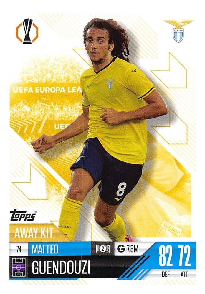 Matteo Guendouzi 2024 Topps Match Attax UEFA Club Competitions Extra