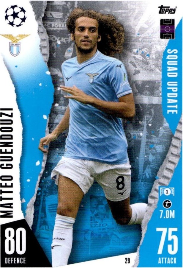 Matteo Guendouzi 2023 Topps Match Attax UEFA Club Competitions Extra