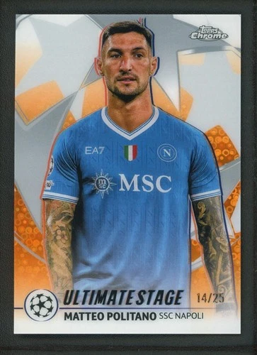 Matteo Politano 2026 Topps Chrome /25