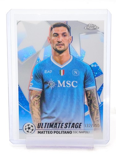 Matteo Politano 2025 Topps Chrome Blue /150