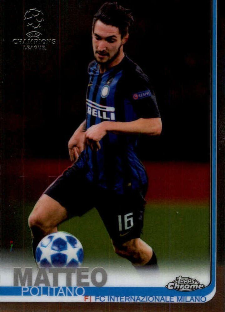 Matteo Politano 2018 Topps Chrome UCC 65