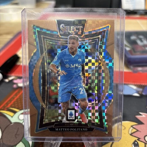 Matteo Politano 2024 Panini Select Bronze/Copper Wave /45