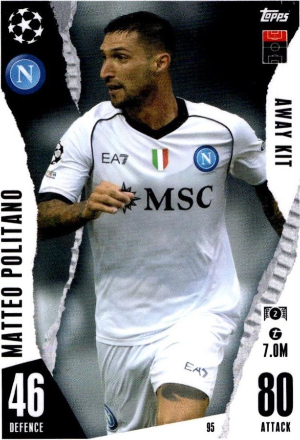 Matteo Politano 2023 Topps Match Attax UEFA Club Competitions Extra