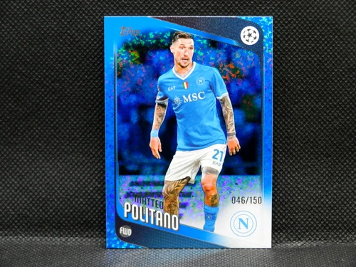 Matteo Politano 2025 Topps UEFA Blue Drops /150