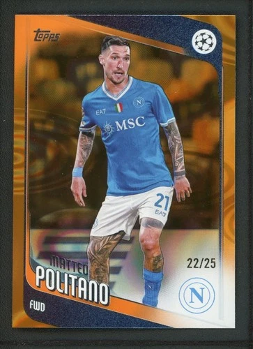 Matteo Politano 2026 Topps UEFA Champions League 22/25