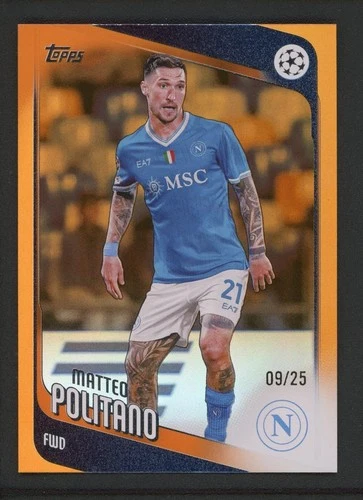 Matteo Politano 2026 Topps UEFA Champions League /25