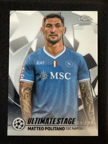 Matteo Politano 2025 Topps UEFA Club Competitions Black /10