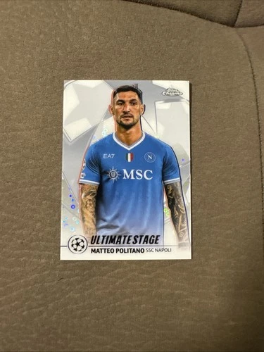 Matteo Politano 2025 Topps UEFA Ultimate Flagship Chrome
