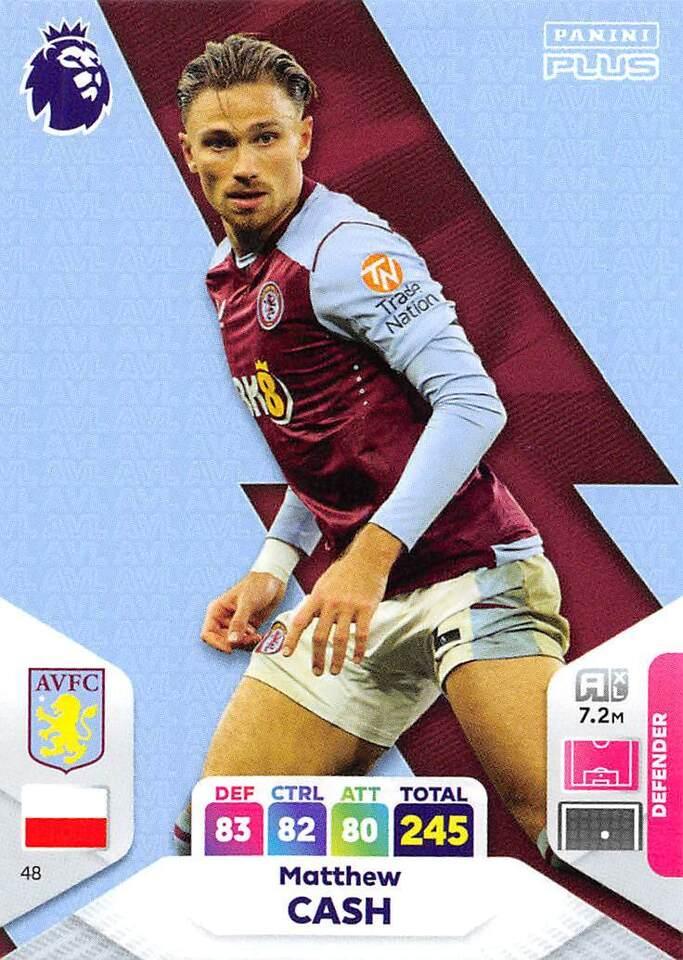Matthew Cash 2024 Panini Adrenalyn XL Premier League Plus