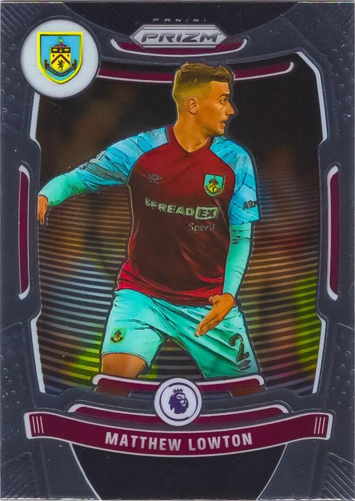 Matthew Lowton 2021 Panini Prizm Premier League 65