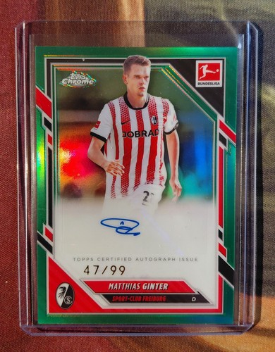 Matthias Ginter 2025 Topps Chrome Bundesliga Green /99