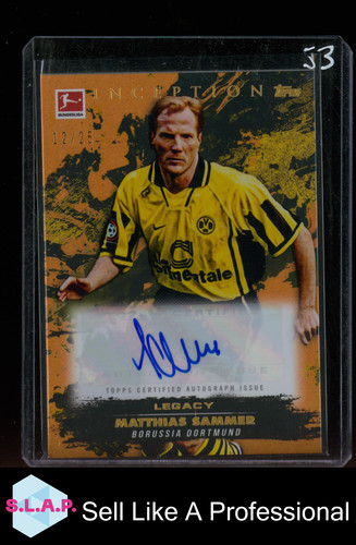Matthias Sammer 2025 Topps Inception /25