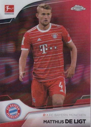 Matthijs de Ligt 2022 Topps Chrome Red /5