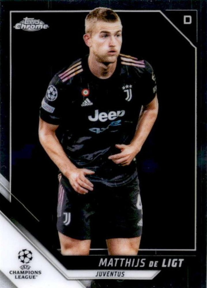 Matthijs de Ligt 2021 Topps Chrome UCC 61