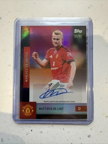 Matthijs de Ligt 2025 Topps Manchester United Team Set /25