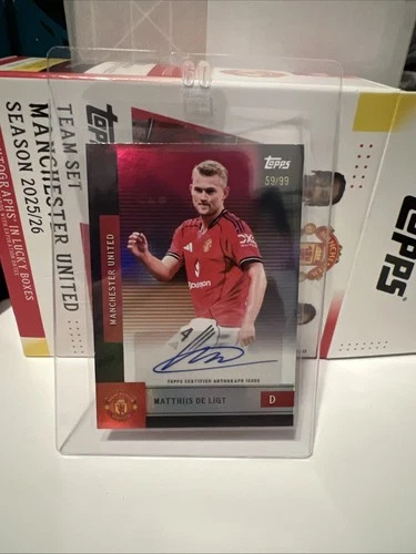 Matthijs de Ligt 2025 Topps Manchester United Team Set /99