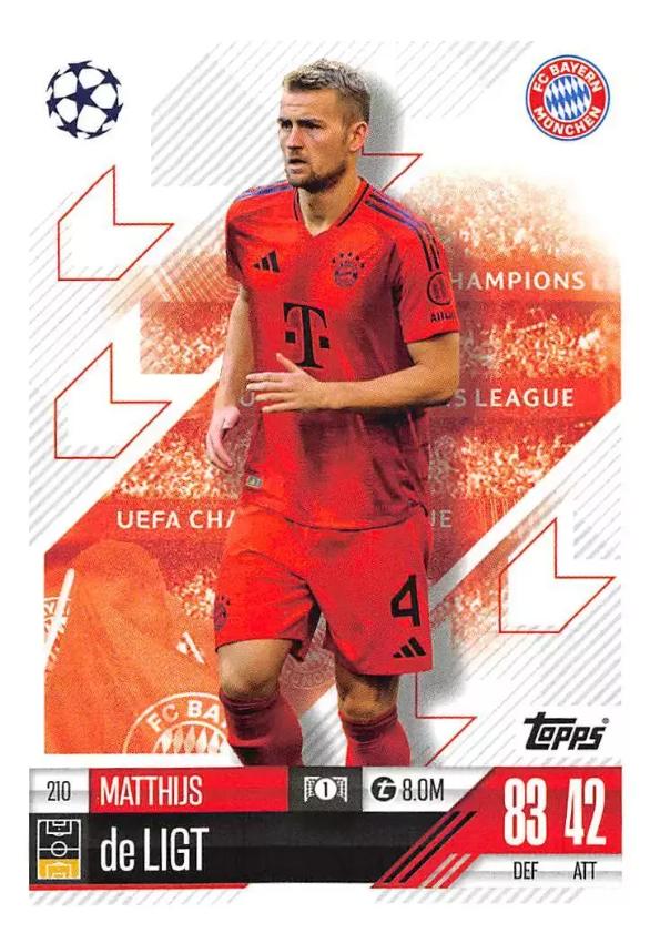 Matthijs de Ligt 2024 Topps Match Attax UEFA Club Competitions