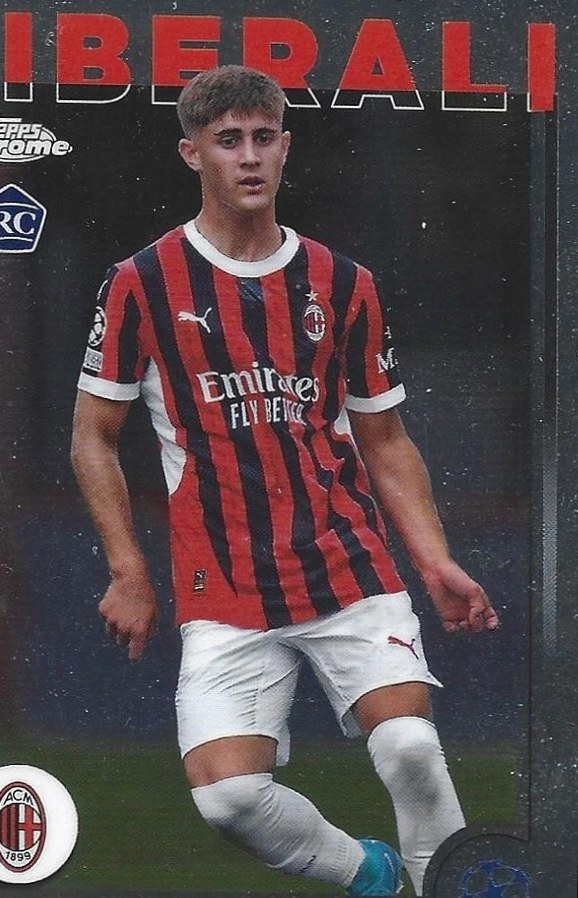 Mattia Liberali 2024 Topps Chrome UEFA Club Competitions