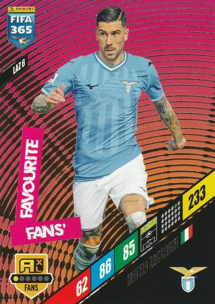 Mattia Zaccagni 2024 Panini Adrenalyn XL FIFA 365