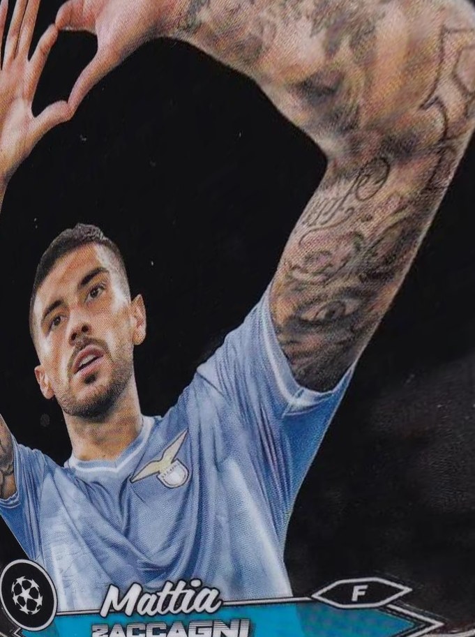 Mattia Zaccagni 2023 Topps Stadium Club Chrome UEFA Champions League
