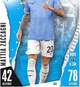 Mattia Zaccagni 2023 Topps Match Attax UEFA Club Competitions