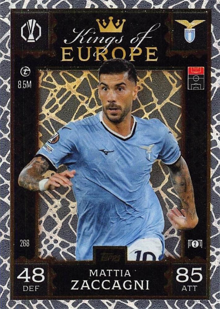 Mattia Zaccagni 2024 Topps Match Attax UEFA Club Competitions Extra