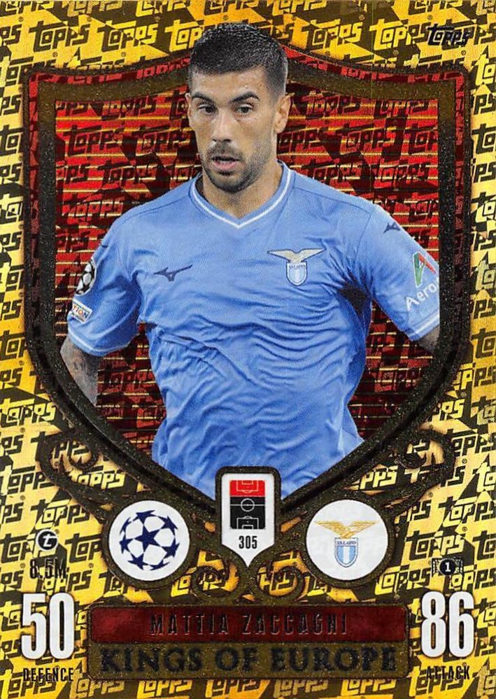 Mattia Zaccagni 2023 Topps Match Attax UEFA Club Competitions Extra